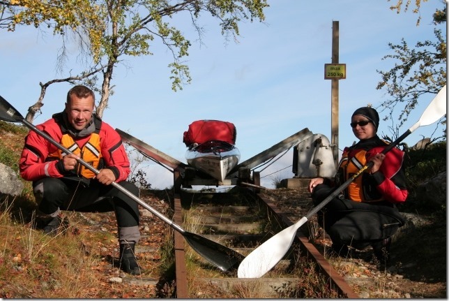 Inari järv kajakiga