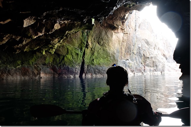 Kayaking Shetland, epic adventure caves