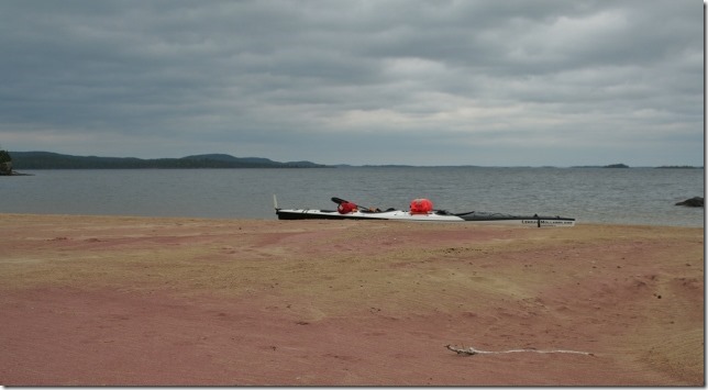 Inari järv kajakiga