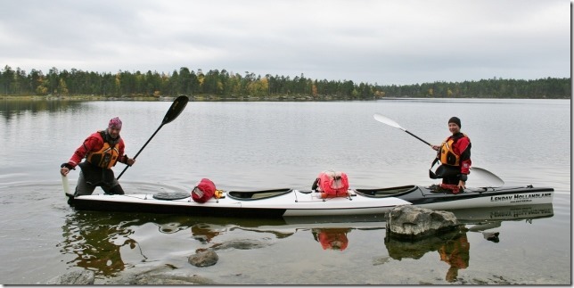 Inari järv kajakiga